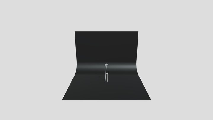 Skull Staff 3D Model