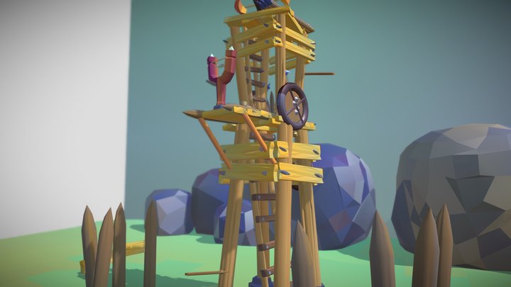 Orc Tower 3D Model