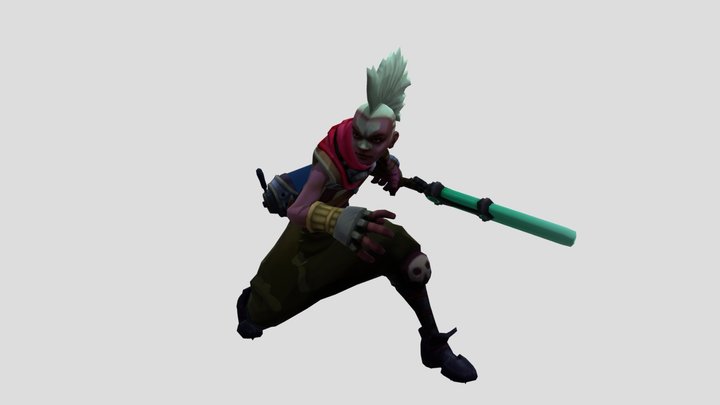 Ekko (League of Legends character) 3D Model