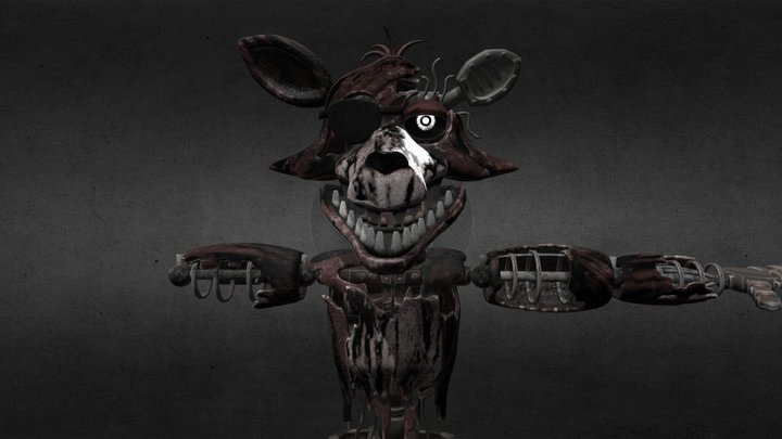 Withered Foxy FNaF VR HW - Download Free 3D model by Captian Allen