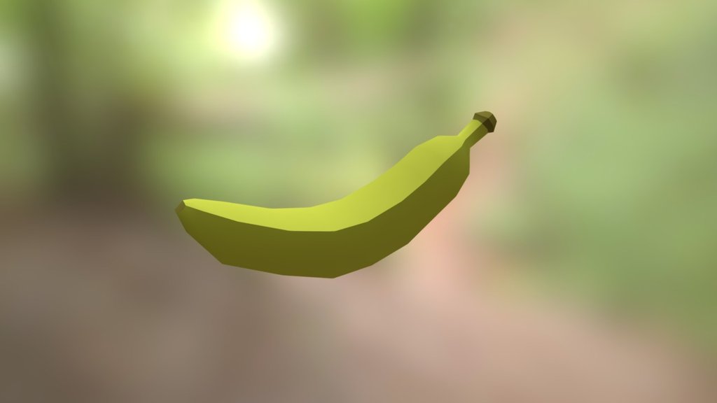 Low Poly Banana