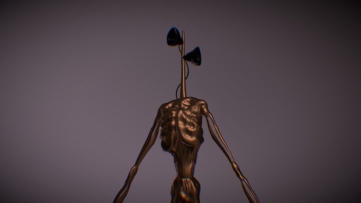 Siren Head - 3D Model Animated