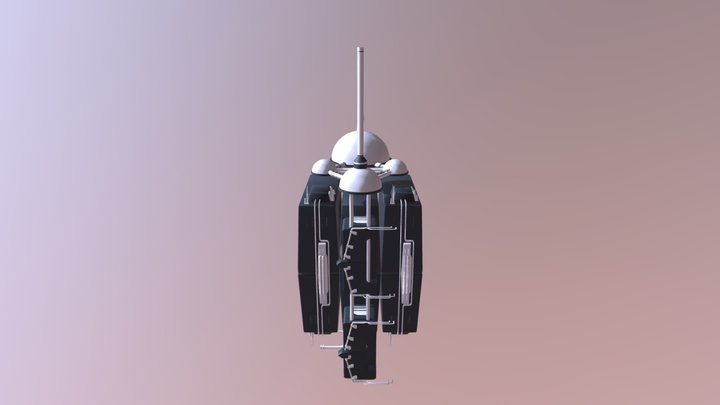 Base on Moon Uraniya 3D Model