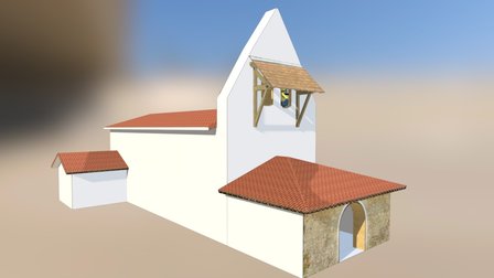 Notre Dame de la Course Landaise 3D Model