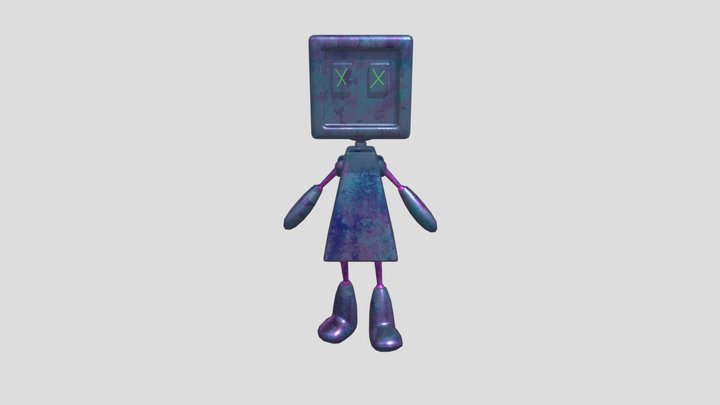 robot with animations 3D Model