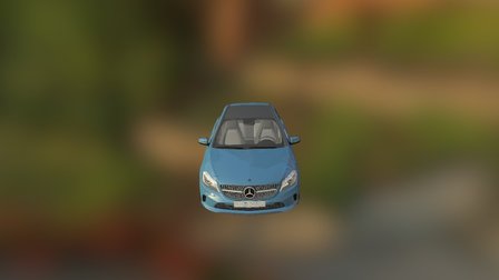 Mercedes- Benz A- Class 2016 Obj 3D Model