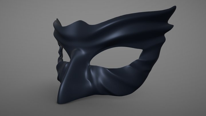 Venetian Mask 3D Model