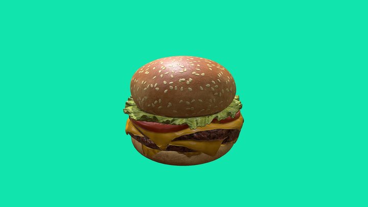 Hamburguesa 3D Model