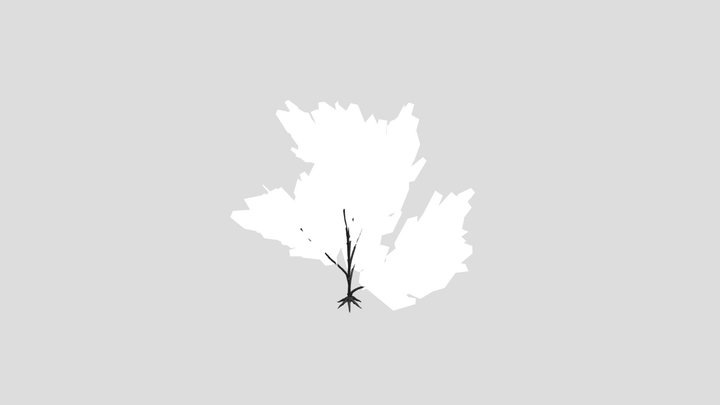 Shurb Flower Lowpoly Animated – Free 3D Model STL