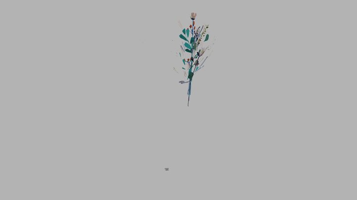 Thanksgiving Bouquet 3D Model