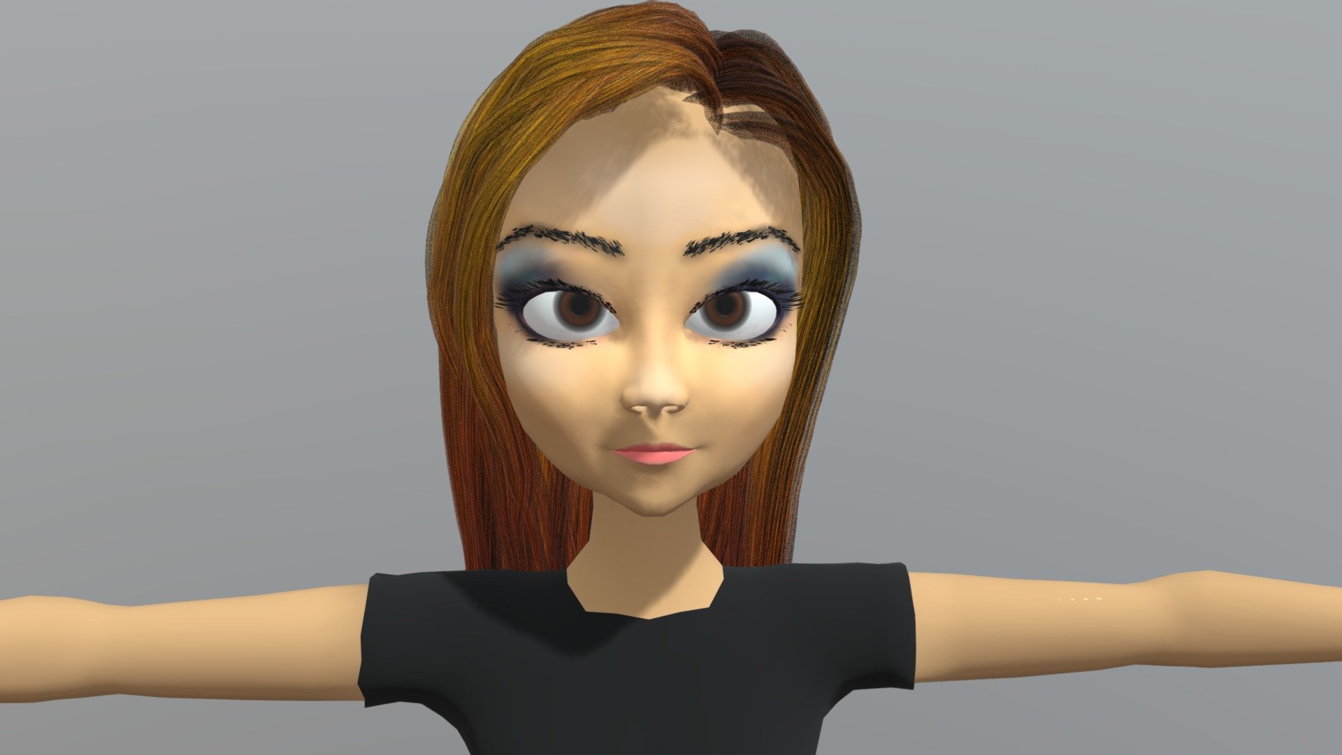 GIRL Rigged Textured - Download Free 3D model by badrax (@badrax.news ...