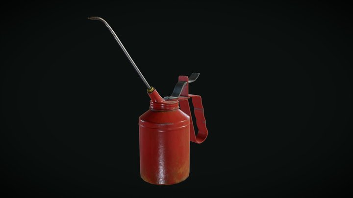 Oil Can 3D Model