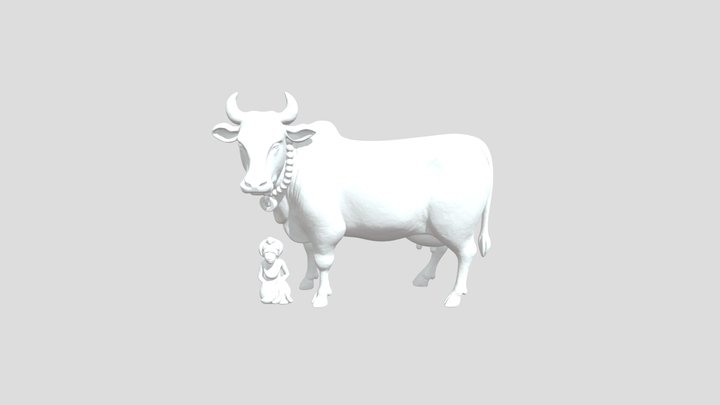 Gau Mata 3D Model