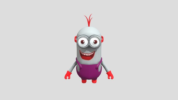 Clown Minion 3D Model