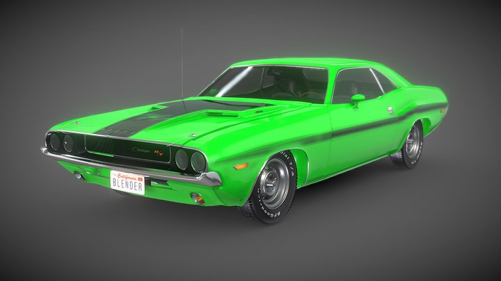 Dodge Challenger 1970 3D Model