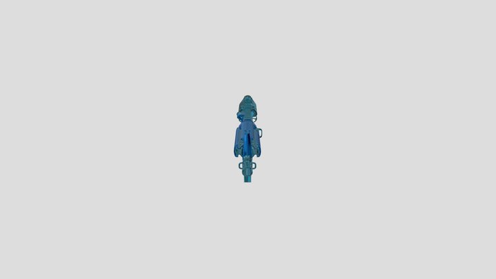 M4a4_bluedragon 3D Model