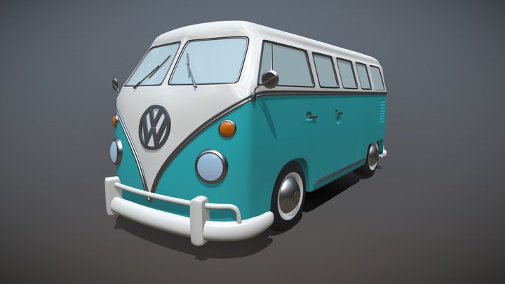 VW Van 3D Model