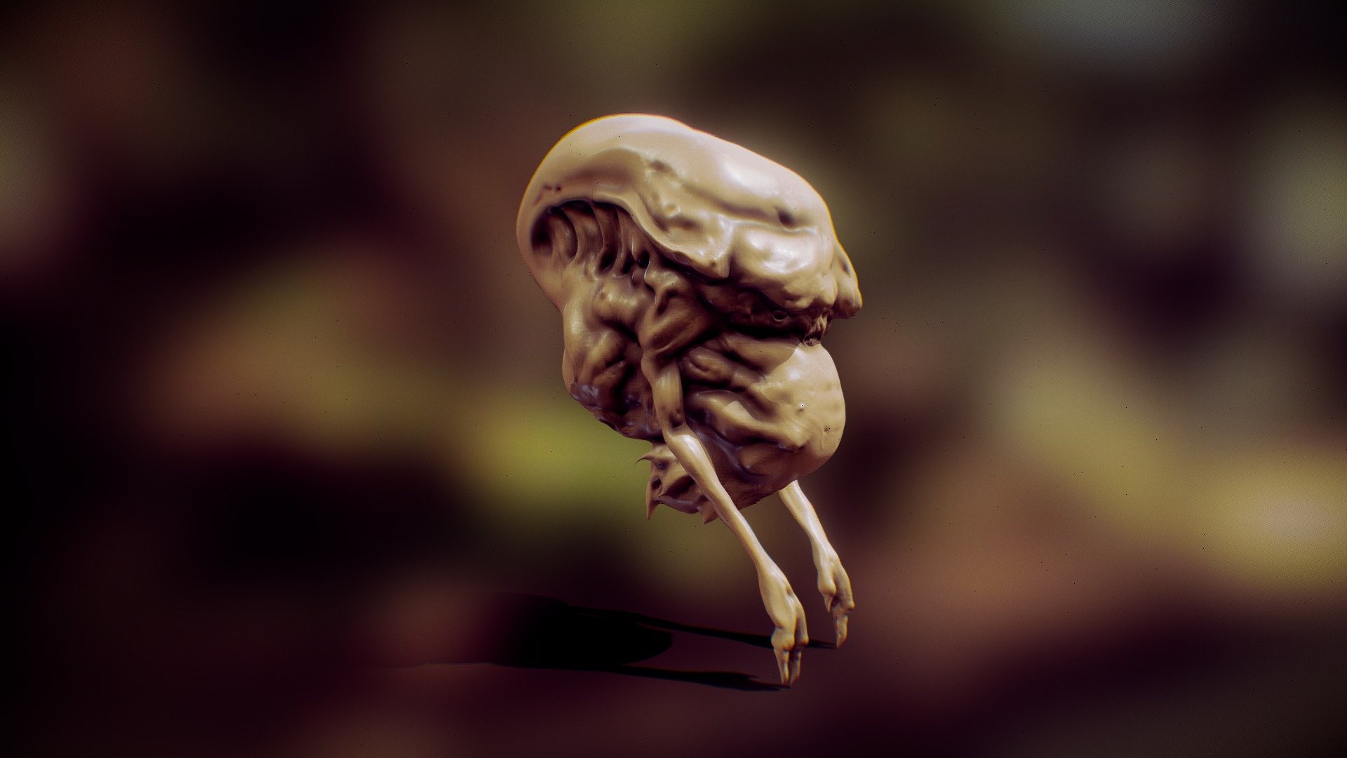 Alien Fetus 3D model by Garry.Samuel.Donzelli.Gray [7190726] Sketchfab