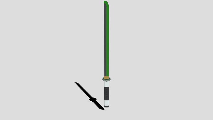 Sanemi Shinazugawa's Katana 3D Model