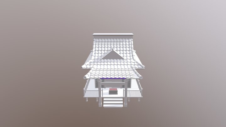 Shinto Shrine 3D Model