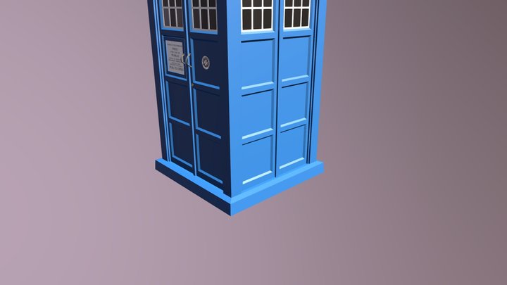 12th_doctors_tardis_exterior 3D Model