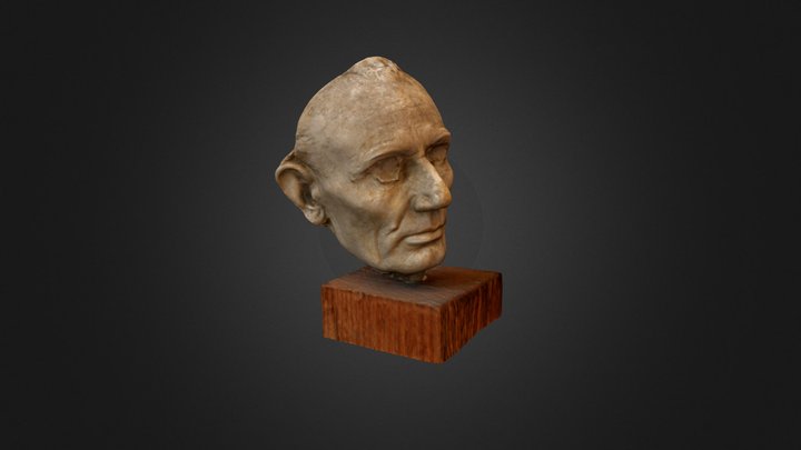 Lincoln Life Mask 1860 3D Model