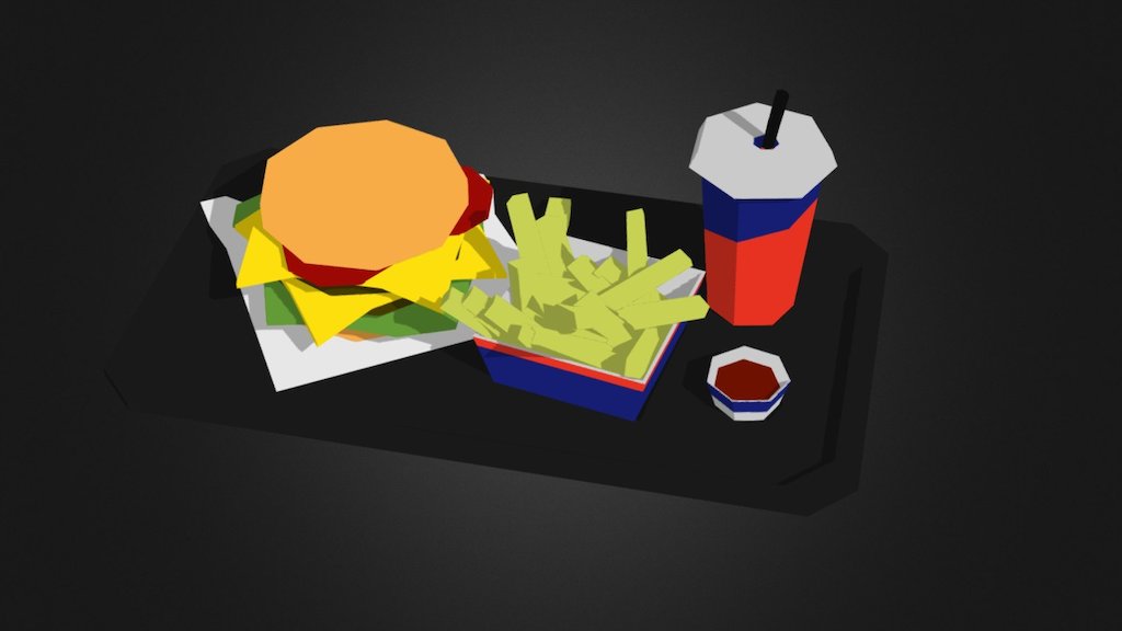 Burger meal