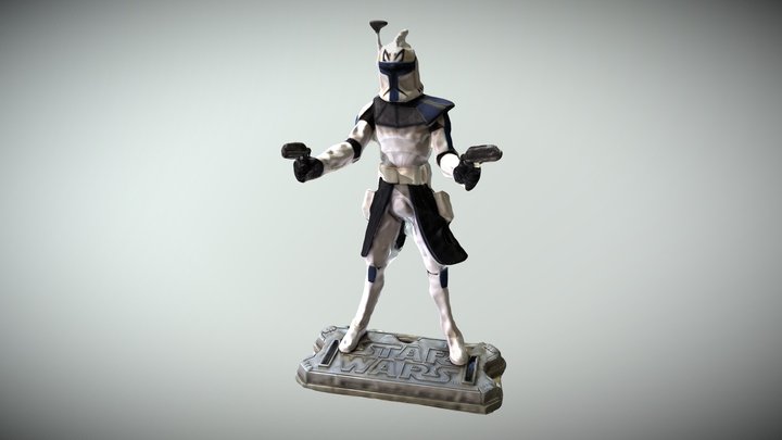 Star Wars Captain Rex Phase 1 Action Figure 3D Model