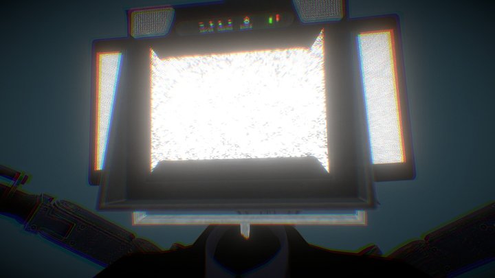 Large tvman 3D Model