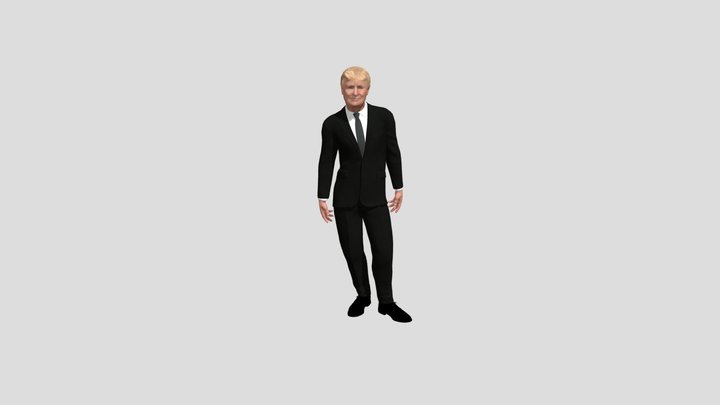 Trump Crazy Gesture – Modelo 3D gratuito STL