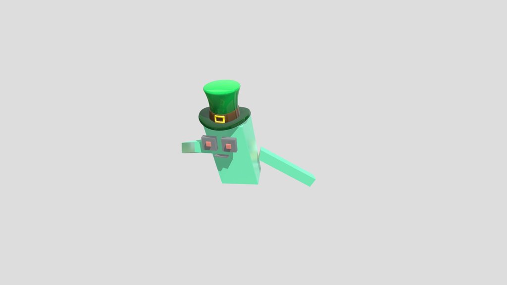 Leprechaun Cactus Holding Mic