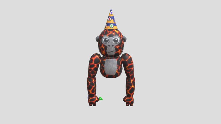 Infected Monke Plush 3D Model