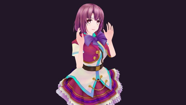 Schwi Dola - [No Game No Life:Zero] / VRC Av3.0 - 3D model by