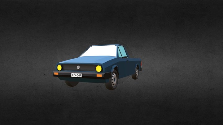 Pickup Truck 3D Model