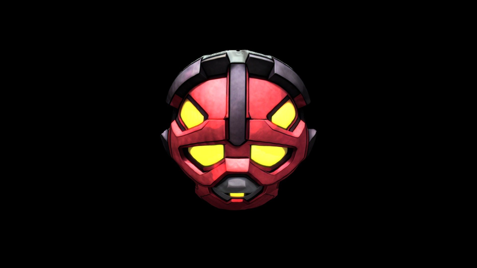 Helmet Mask Robot Cartoon 227 - Download Free 3D model by klrxyz ...