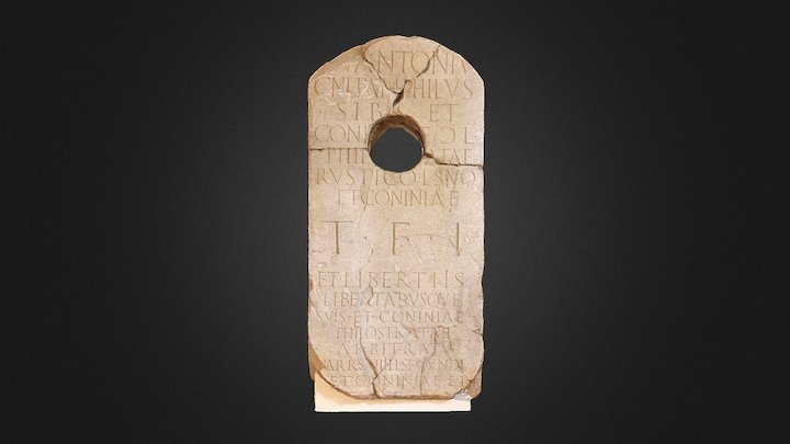 Stele funeraria 3D Model