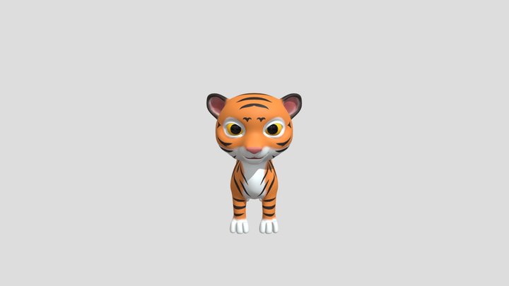 Cartoontiger 3D models - Sketchfab