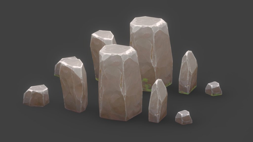 Stylized stones minipack
