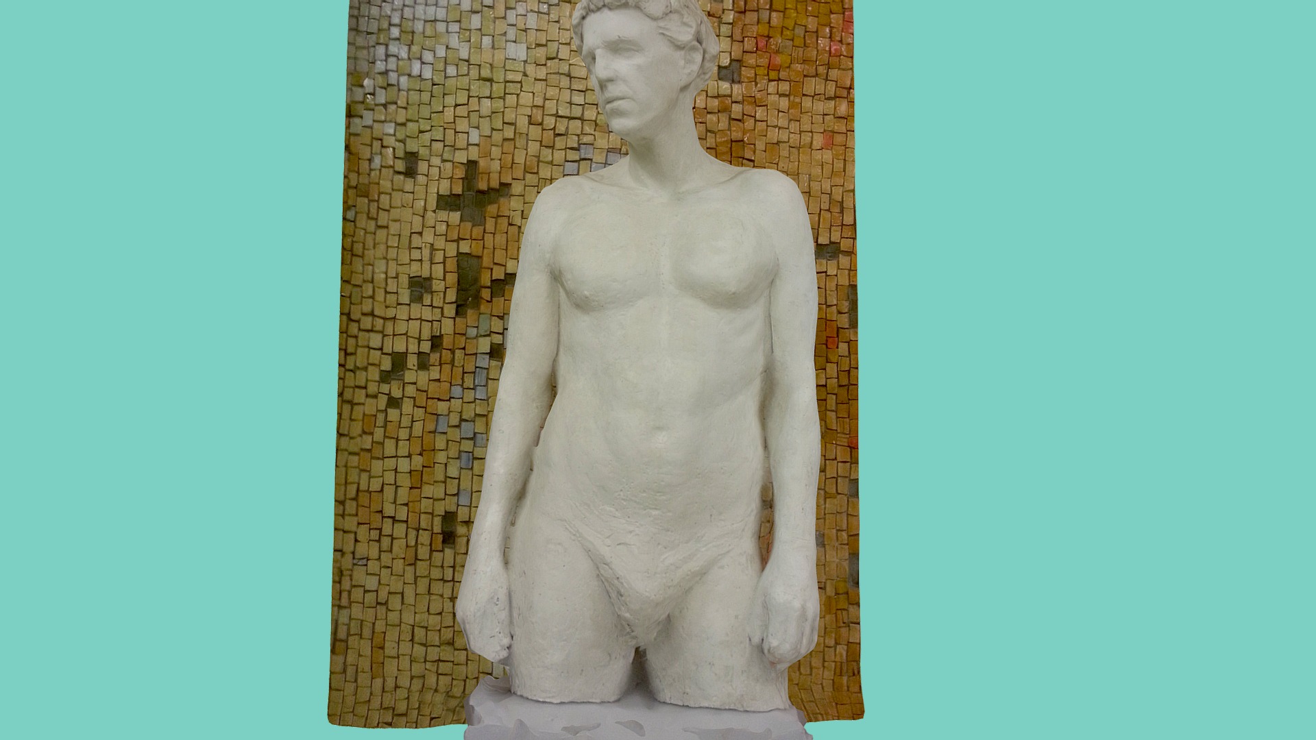 3D model sculpture - This is a 3D model of the sculpture. The 3D model is about a statue of a person.