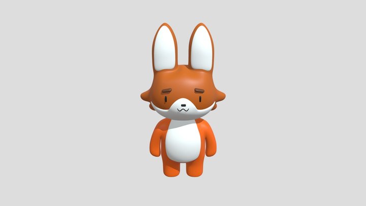 Chibi Fox 3D Model