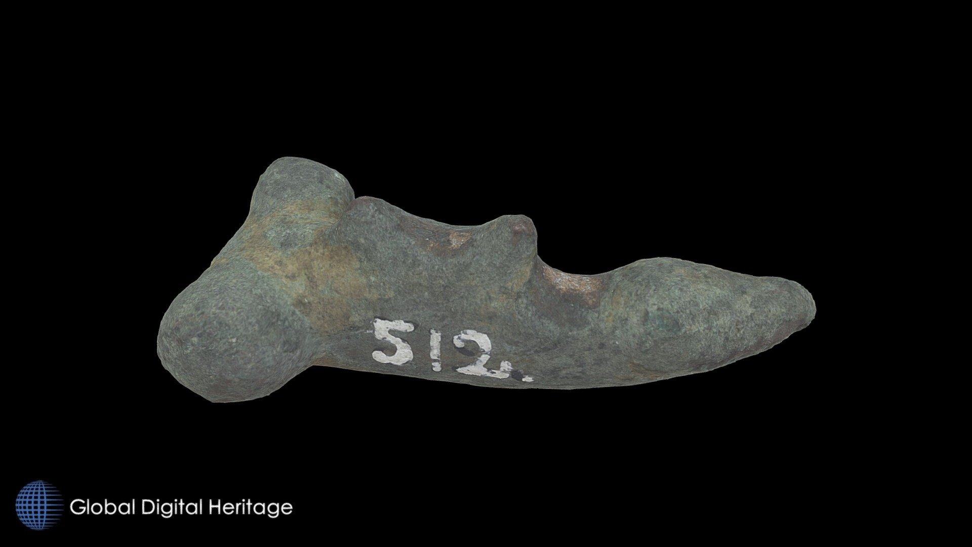 Bronze phallus amulet, National Museum, Sarajevo