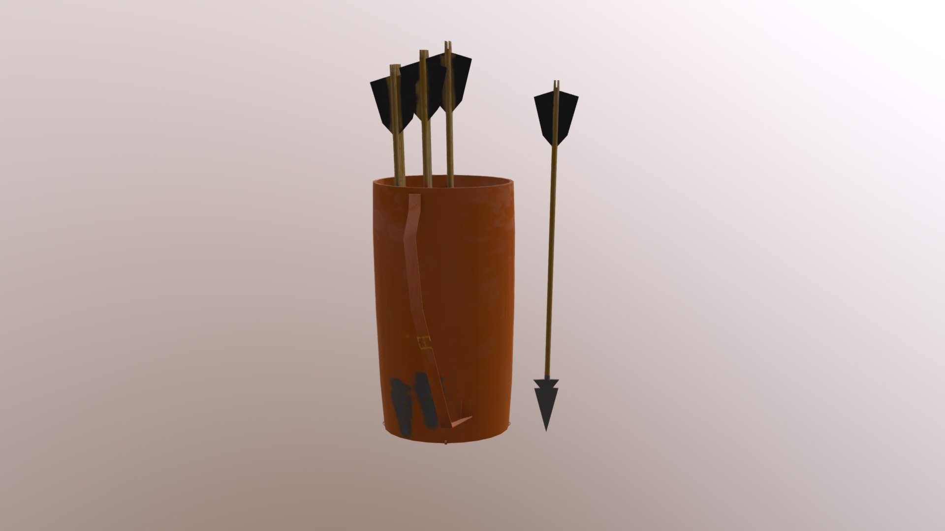 Arrows And Quiver - Download Free 3d Model By Ob308729 [719f922 