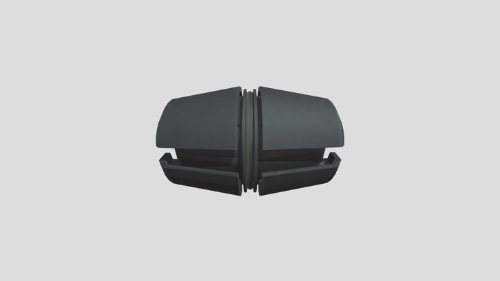 Mothership astro toilet Barrel thing 3D Model