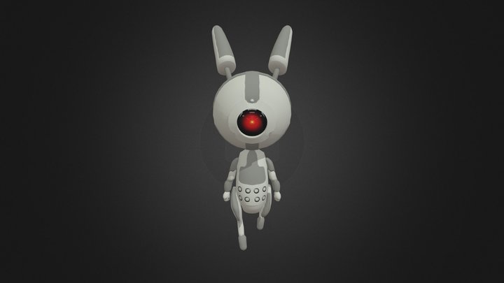 Robot Bunny from High School 3D Model