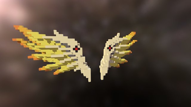 Mercy Wings 3D Model