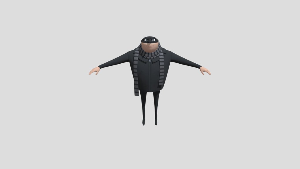 Gru Rig Mixamo (Despicable Me 4)