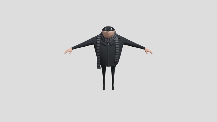 Gru Rig Mixamo (Despicable Me 4) – Modello 3D gratuito STL