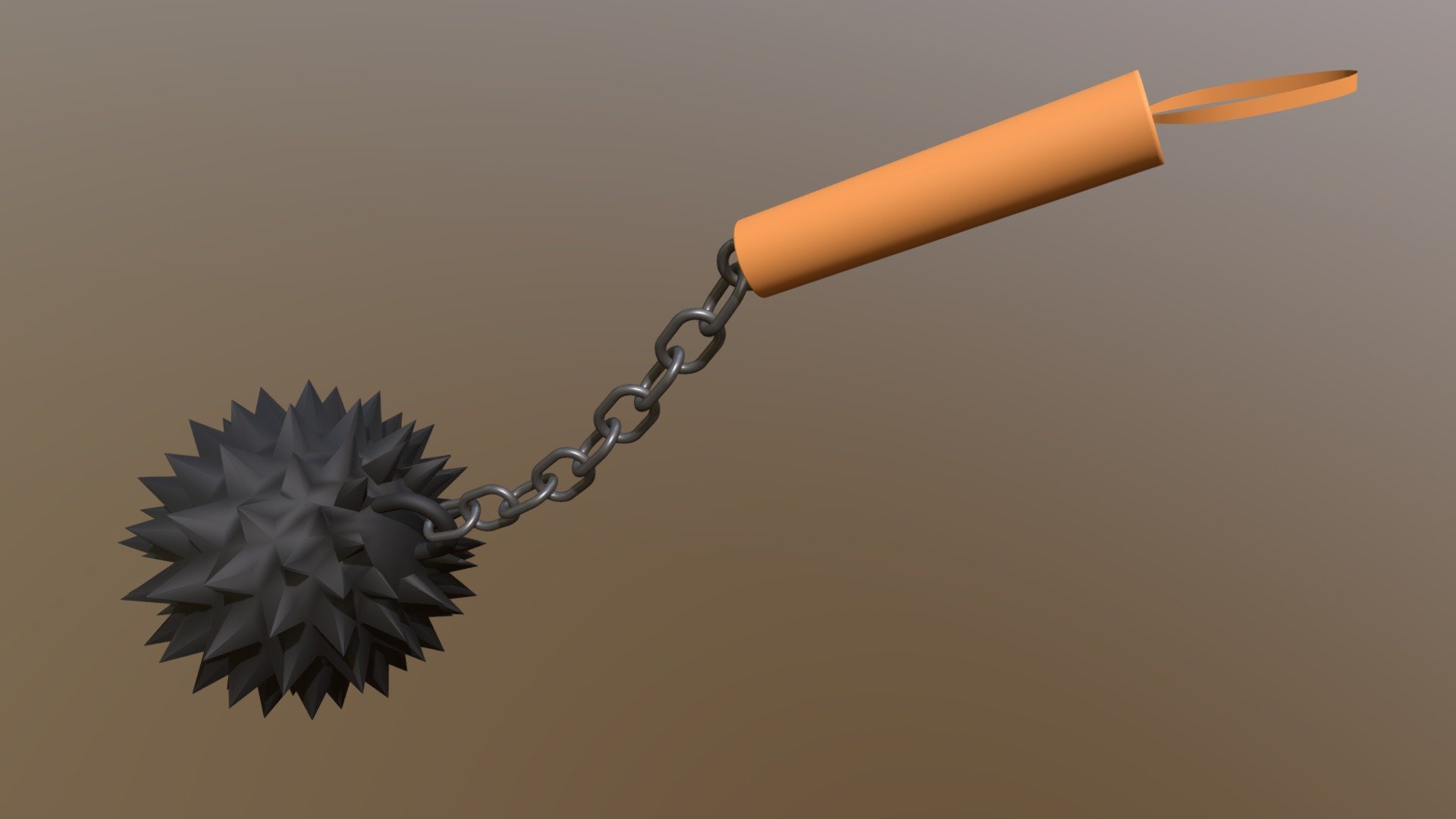 Ball Flail / spiked ball with chain and handle