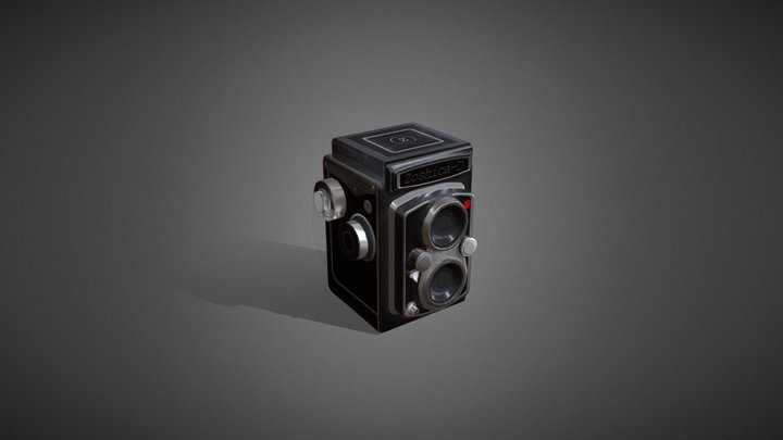 Lowpoly Camera 3D Model