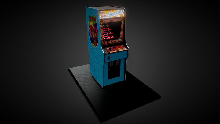 Donkey-Kong Arcade Machine 3D Model